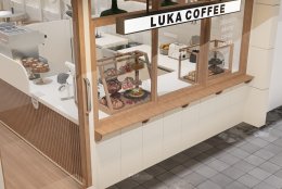 Redesign ออกแบบ ผลิต และติดตั้งร้าน : ร้าน Luka Coffee ห้วยขวาง รัชดา กทม.